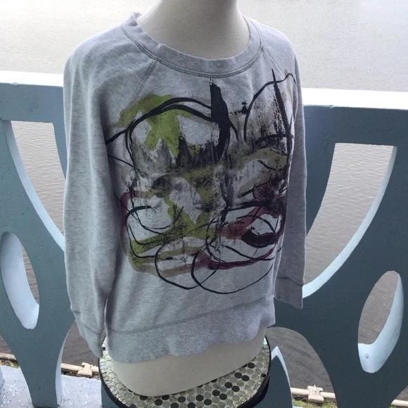 Proenza Schouler Neiman Marcus Long Sleeve Graphic Sweatshirt - Picture 12 of 15